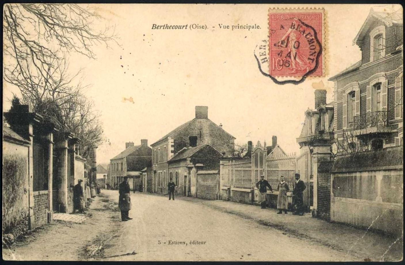 Berthecourt en 1906